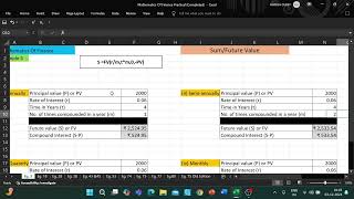 Mathematics of Finance Business Math Practical [upl. by Cioban393]