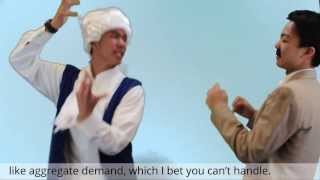 Adam Smith vs John Maynard Keynes Epic Rap Battles of ECONOMICS [upl. by Kiran]