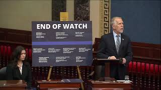 WATCH Senator Thom Tillis Commemorates Police Week 2023 on the Senate Floor [upl. by Chasse]