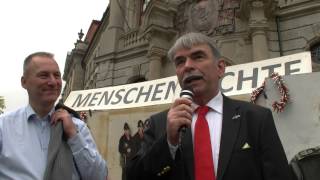 Gustl Mollath bezieht Stellung am 10102014 vor dem Landgericht Bayreuth [upl. by Anierdna]