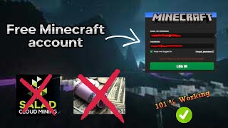 How to get free minecraft account  2023  100 legit [upl. by Atsugua]