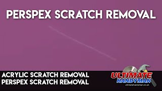 acrylic scratch removal  perspex scratch removal [upl. by Ahpla357]