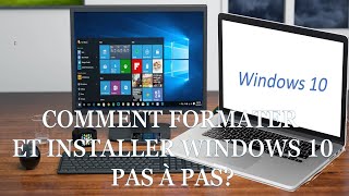 COMMENT FORMATER ET INSTALLER WINDOWS 10 PAS À PAS SUR ORDINATEUR PC [upl. by Amer]