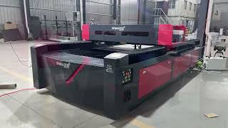 600W double head CO2 laser cutter machine from STYLECNC [upl. by Farmer]