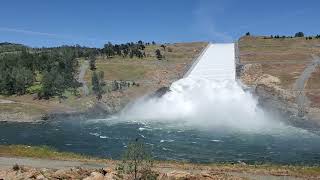 Oroville Dam Spillway Open Riverside View May 2024 [upl. by Odette]