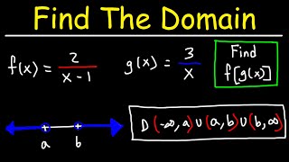 How To Find The Domain of a Composite Function  Precalculus [upl. by Sherris]