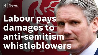 Labour Party pays damages to antisemitism whistleblowers [upl. by Thorsten]