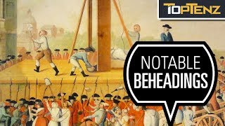 Top 10 Infamous Guillotine Executions [upl. by Thier]