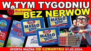 𝐁𝐈𝐄𝐃𝐑𝐎𝐍𝐊𝐀 🐞  Gazetka Promocyjna od Czwartku 01022024  Już dzisiaj czeka w Biedronce [upl. by Nollid]