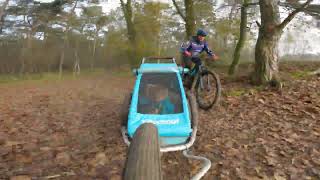 MTB route LDD Croozer 13 nov 2024 timelapse 2 [upl. by Airetnohs]