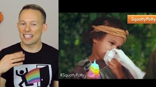 Kids eat unicorn poop with the Squatty Potty [upl. by Sualokin913]