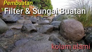 Cara membuat filter kolam alami  wetland filter [upl. by Farrar701]