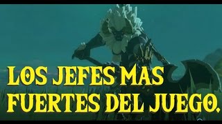 TOP 5 Los Jefes mas fuertes de Zelda Breath Of The Wild [upl. by Nordgren]