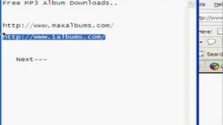 Free MP3 Albums Download Tutorial [upl. by Adniled]