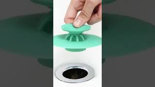 Silicone Sink Hair Strainer Floor Drain Bathroom Kitchen Stopper Sink Strainer Basin Water Stopper [upl. by Snodgrass]