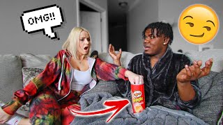 PRINGLES PRANK ON GIRLFRIEND [upl. by Marilee]