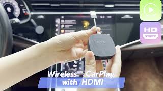 CarPlay Wireless Adapter with HDMI [upl. by Nnednarb605]