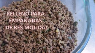 Como preparar carne molida [upl. by Hibben]