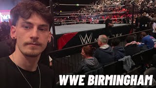 WWE LIVE BIRMINGHAM WORLD RESORTS ARENA  APRIL 17 2024 [upl. by Aillimac]