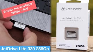 Plus de place sur votre MacBook Pro  La solution  JetDrive Lite 330 [upl. by Boggs]