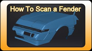 3D Scan to Part Series Part 1  How To Scan A Car Fender  Einscan Pro HD  Capturing Scan Data [upl. by Gavra952]