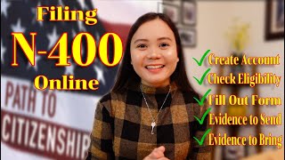 N400 Application For Naturalization  How To File Online [upl. by Maller]