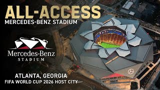 Allaccess Tour of Atlanta Uniteds MercedesBenz Stadium  2026 FIFA World Cup host city [upl. by Iyre926]