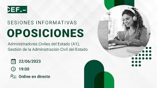 Oposición Administradores Civiles del Estado A1 Gestión de la Administración Civil del Estado [upl. by Culberson]