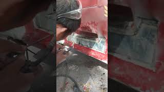 MIG WELDING GASLESS migwelding migweld everyone shortvideos [upl. by Hayyikaz130]