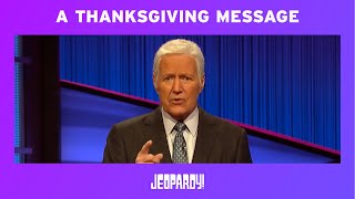 A Thanksgiving Message  JEOPARDY [upl. by Gradeigh]