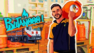 SIMULADOR DE REPARTIR BUTANO 🚚  BUTANOOO Simulator [upl. by Rotce]