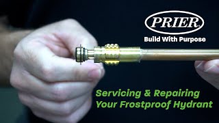 Servicing amp Repairing Your PRIER Frostproof Hydrant [upl. by Anirtep]