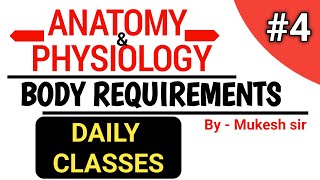 Body Requirements  Body Fluid  Anatomy amp Physiology  Bsc Nursing Semester Topics 2024 25 class 4 [upl. by Ernesto478]