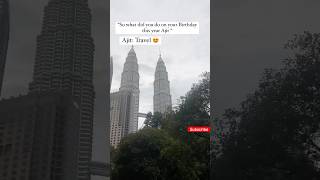 Exploring Malaysia birthday trip travel coupletravel travelshorts [upl. by Zacherie]