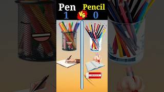 Pen vs Pencil ❓ shorts trending viralvideo [upl. by Hannavas925]