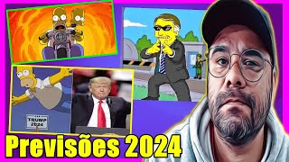 PREVISÕES dos SIMPSONS para 2024 [upl. by Ivanah]