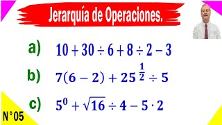 Jerarquía de operaciones [upl. by Inek]