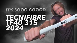 Tecnifibre TF40 315 18x20 2024 Review by Gladiators [upl. by Metcalf]