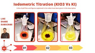 Iodometric Titration  Redox Titration  Estimation of KI  Potassium Iodate  Potassium Iodide [upl. by Winther]