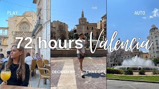 Letting ChatGPT Decide our 72 Hours in Valencia🇪🇸 [upl. by Raymond999]