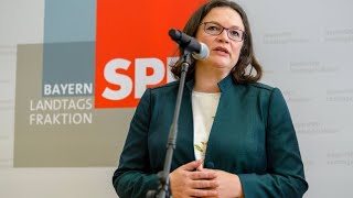 Nahles verteidigt die Koalition im Fall Maaßen „Ein Kompromiss“ [upl. by Ssitruc]