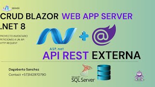 CRUD Blazor Web App Server con peticiones http a un API [upl. by Lyns]