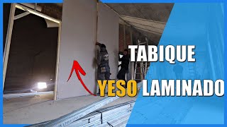 🔶 TABIQUE YESO LAMINADO 🔶 INSTALACIÓN COMPLETA Pladur Drywall Carton yeso 2021 [upl. by Abbi]