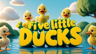 quotFive Little Ducks  Popular Nursery Rhyme for Childrenquot [upl. by Kcirddec]