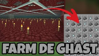 MELHOR FARM DE PÓLVORAGHAST DO MINECRAFT BEDROCK 121 [upl. by Sura640]