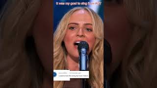 Singing My HATE COMMENT SONG on AGT  Madilyn Bailey shorts [upl. by Rj562]