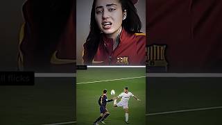 BARCELONA girl reacts to RONALDOS Skills 🥶🤯 christianoronaldo ronaldo football [upl. by Latoniah]