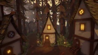 Stylized Environment in UE4 [upl. by Ecirtel]