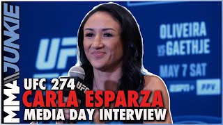 Carla Esparza intends to seize title in Rose Namajunas rematch  UFC 274 [upl. by Reltuc]