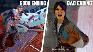 DYING LIGHT 2 All Endings Save Mia Ending Vs Save Lawan Ending [upl. by Reyaht]